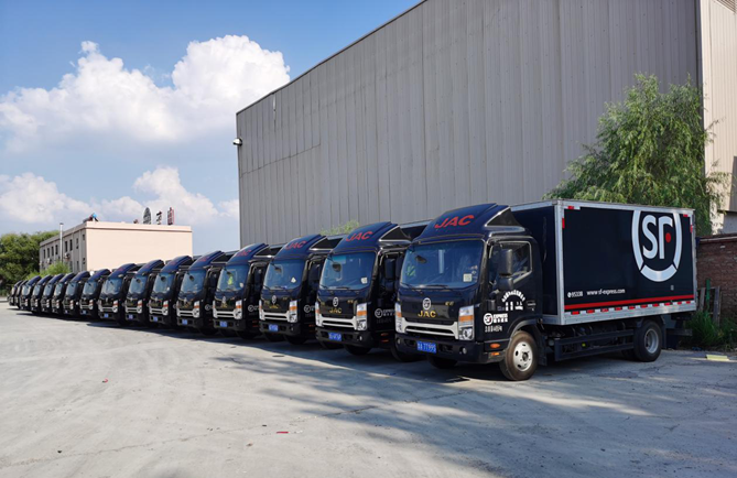 顺丰速运车辆忙，江淮轻卡22省全包服务送保障