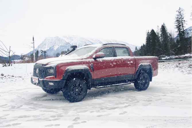 独创柴油超低温启动技术， 欢迎您到公海赌来皮卡零下近40℃一次打火启动