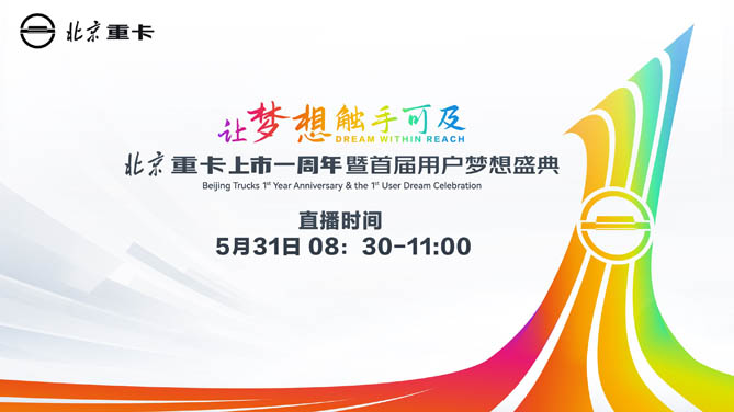 【公赌船手机登录网址直播】北京重卡上市一周年暨