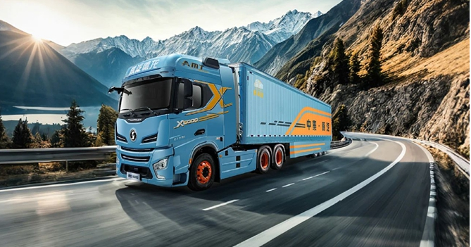 中集•陕汽主挂一体阻力优化技术，驭风降阻，省油为王! 