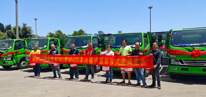 江淮1卡骏铃162度电工程车G5批量交付