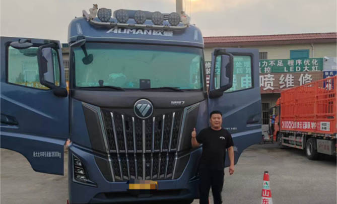 首月就跑12000公里+！欧曼银河7燃气车：高师傅穿山越疆的得力战车